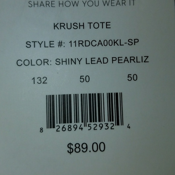 Silver tote - Picture 2 of 5