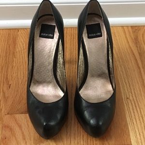 Dolce Vita Black Leather Pumps