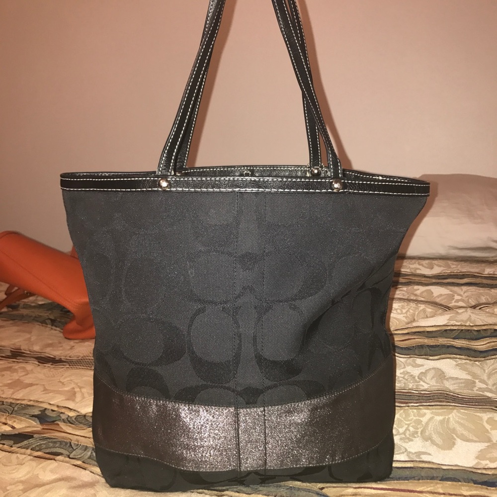 Black Coach tote