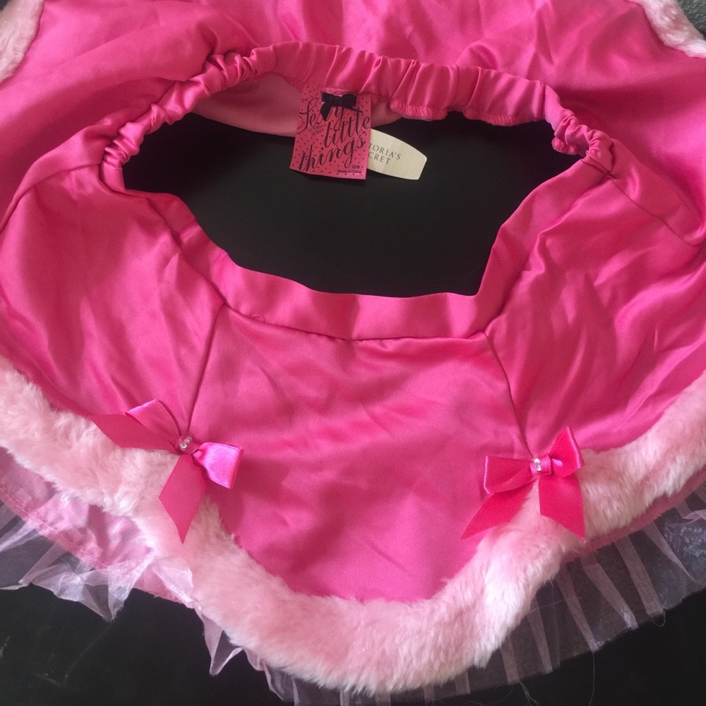 Christmas lingerie, Pink Christmas Skirt; VS