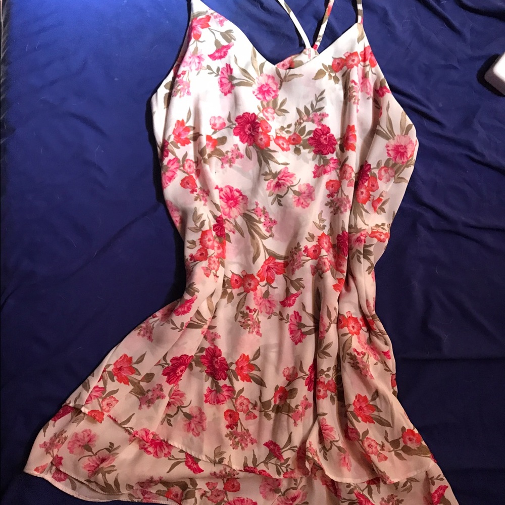 F21 Floral Mini Dress Size Small