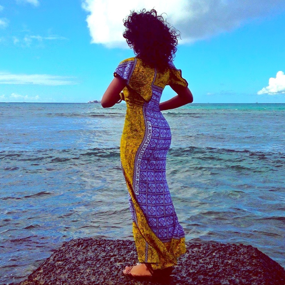 Beautiful African khanga dress