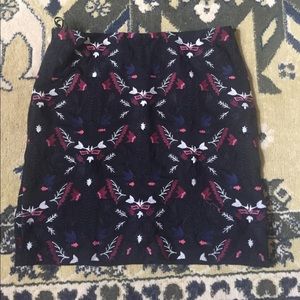 Embroidered Stretch Mini