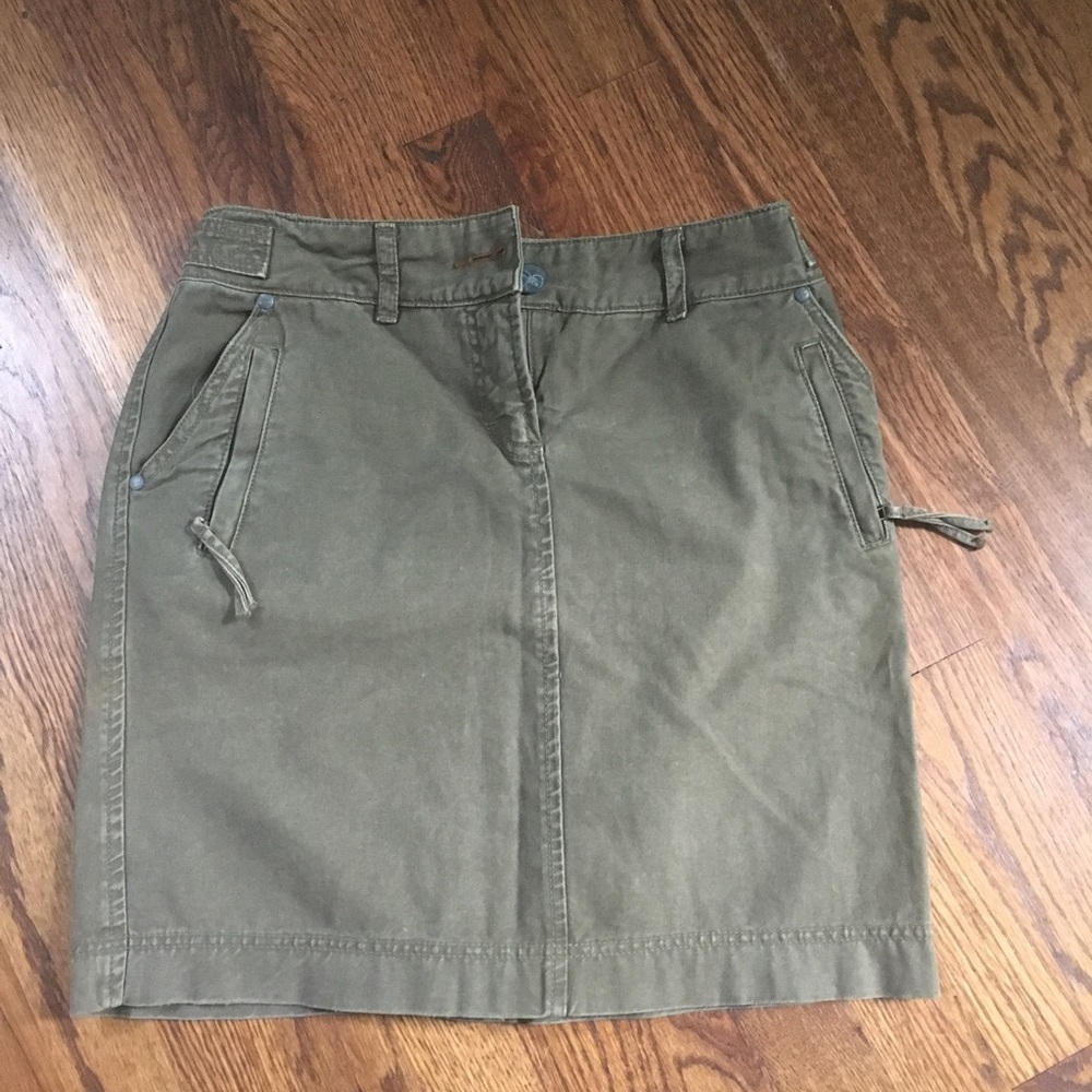 Anthropologie cargo skirt