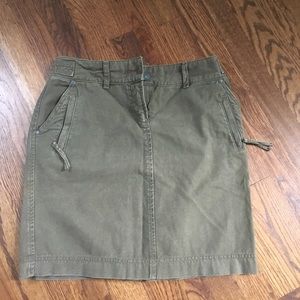 Anthropologie cargo skirt