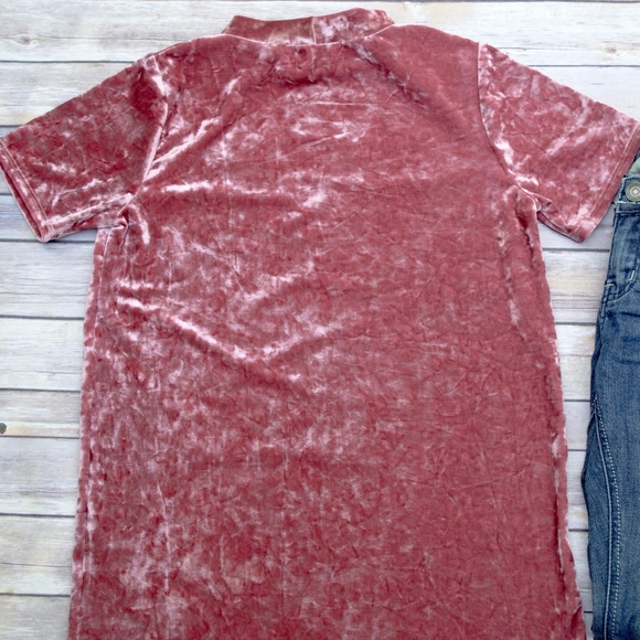 Crushed Velvet Choker Top - Picture 4 of 4