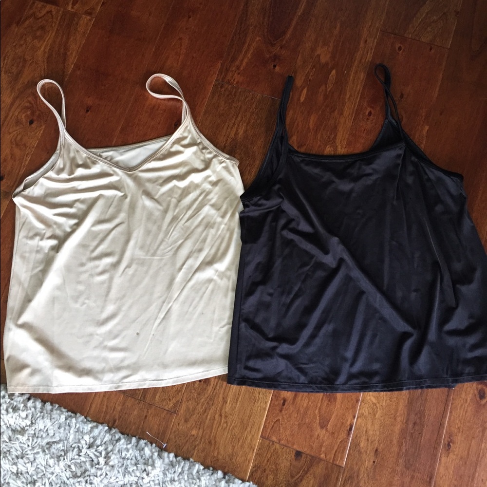 SOLD.  💕 Two Vanity Fair tank tops