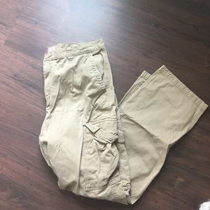 Mens Old Navy Khaki Cargo pants