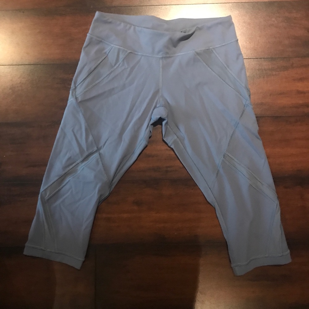 Lululemon tights light blue