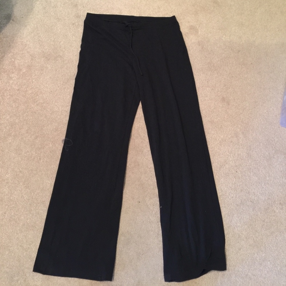 Black lounging pants