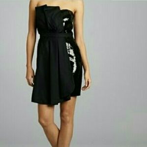 Love Moschino Black Sequined Cocktail Dress