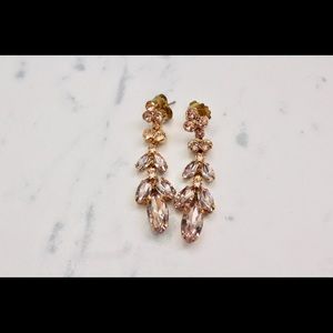 BHLDN Crystal Petal Earrings