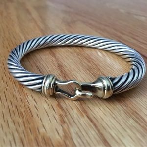 David Yurman Sterling Silver Buckle Bracelet