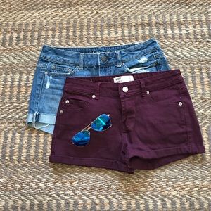 5 for $25 / Cotton On Wine Shorts