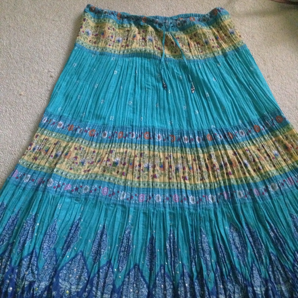 Boho/ Mediterranean Style Maxi Skirt