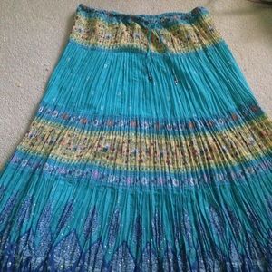 Boho/ Mediterranean Style Maxi Skirt