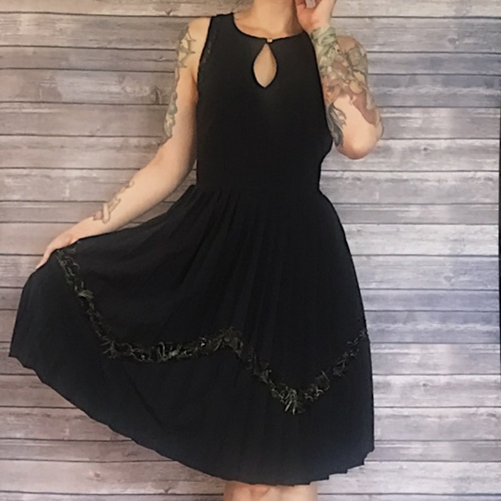 ModCloth Retro Pleated Dress