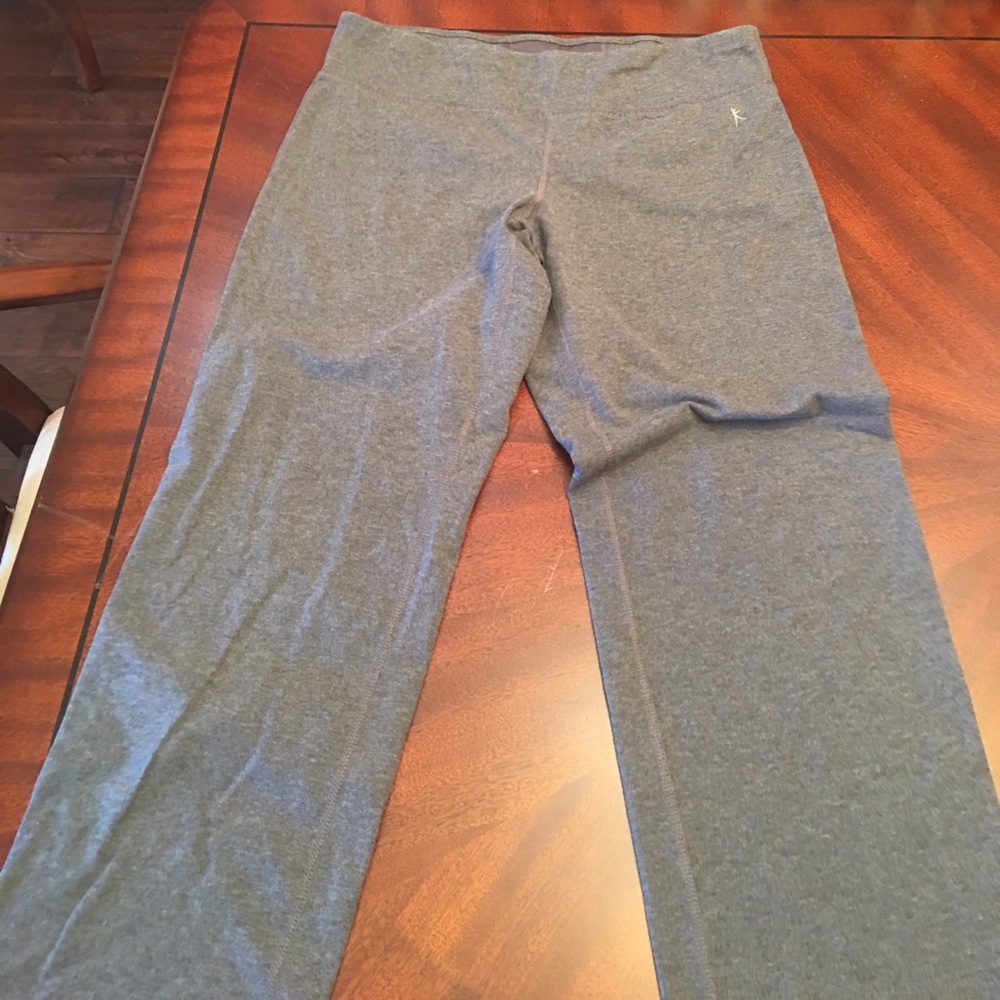 Grey active pants