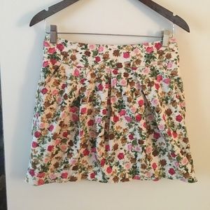 Mid-rise Floral Skirt