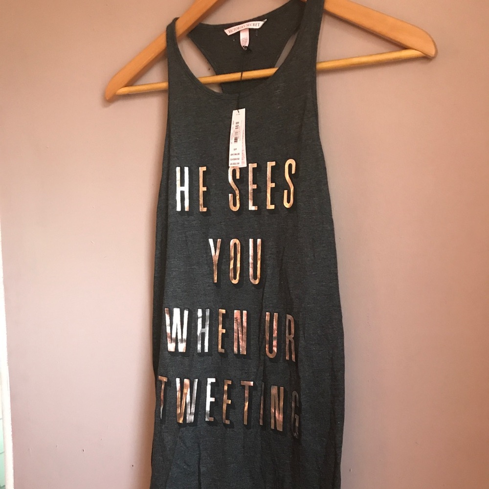 Victoria' Secret He Sees you when you're tweeting