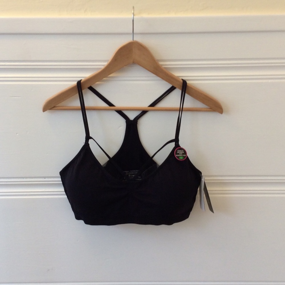 Rene Rofe Lingerie Sports Bra L Racerback Seamless