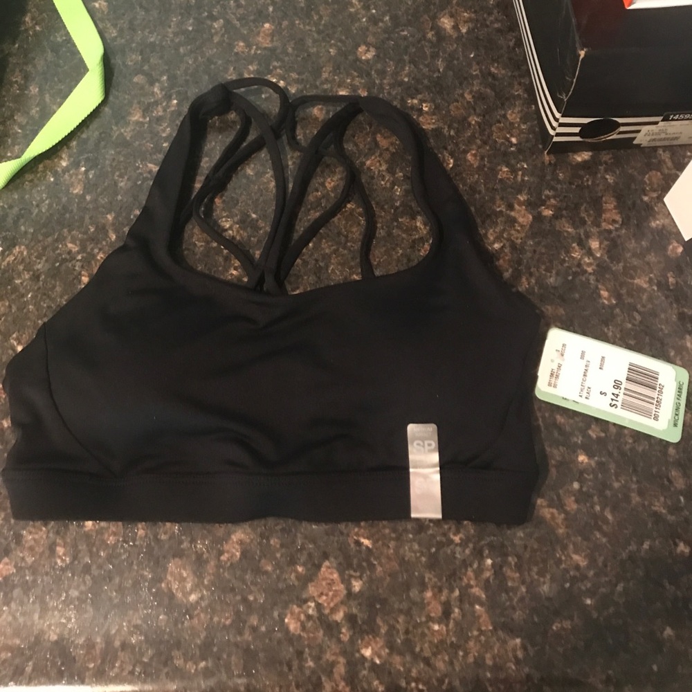 Forever 21 active padded string back sports bra