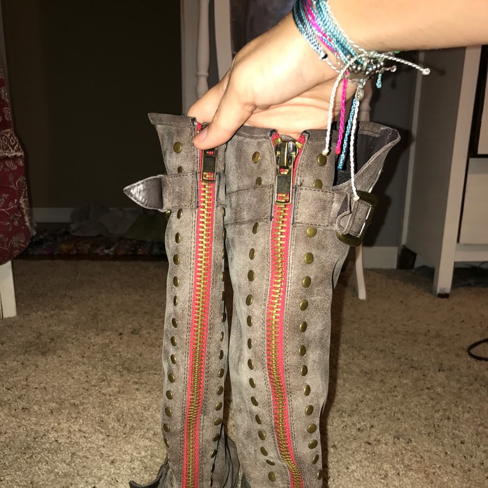 Knee high boots