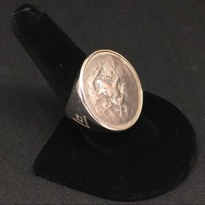 Silpada Distressed Roman Coin Ring- 9