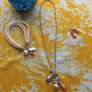 Pearl and Silver Set