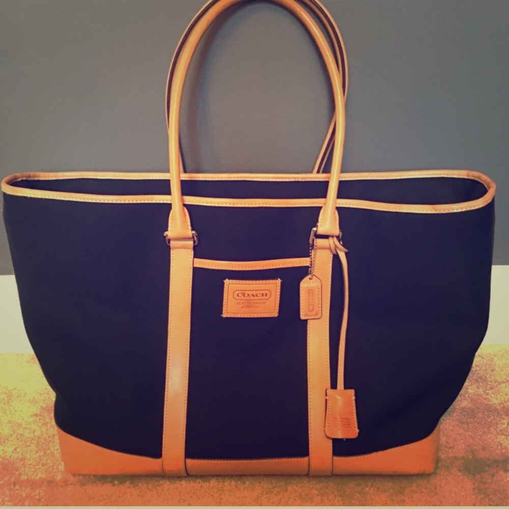 Coach Travel Tote Black