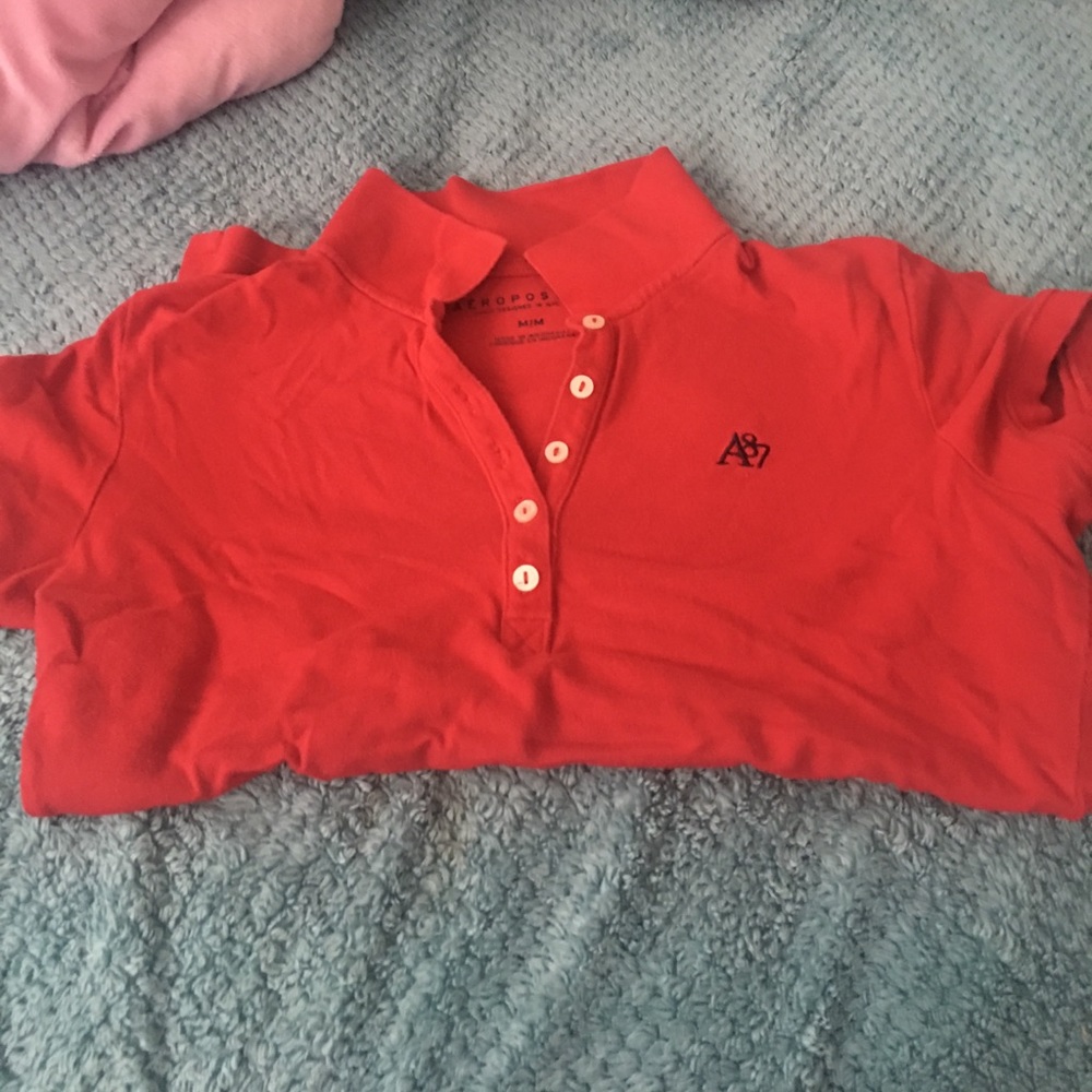 Aeropostale red polo