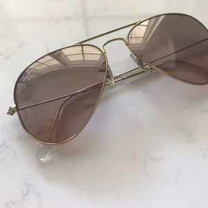 Ray Ban Aviator Gold/rose gold