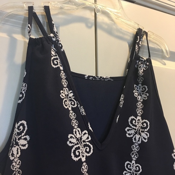 Francesca's Navy Tank Dress - Picture 3 of 3