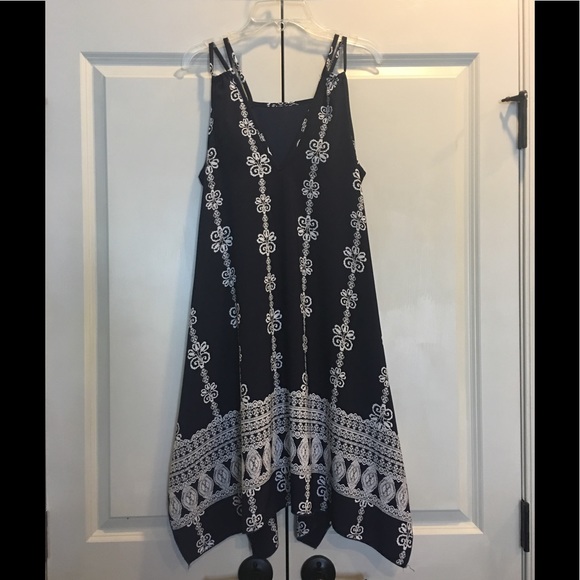 Francesca's Navy Tank Dress - Picture 2 of 3