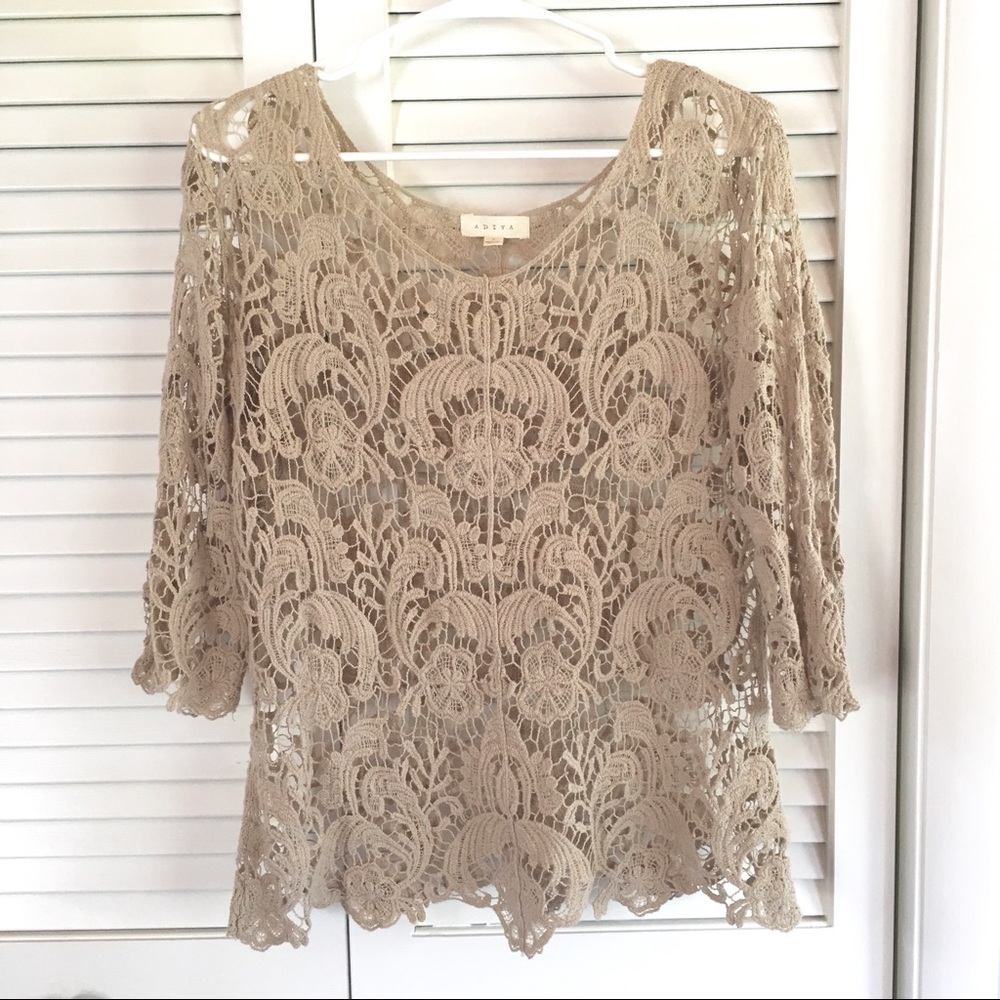Adiva Lace Crochet Blouse