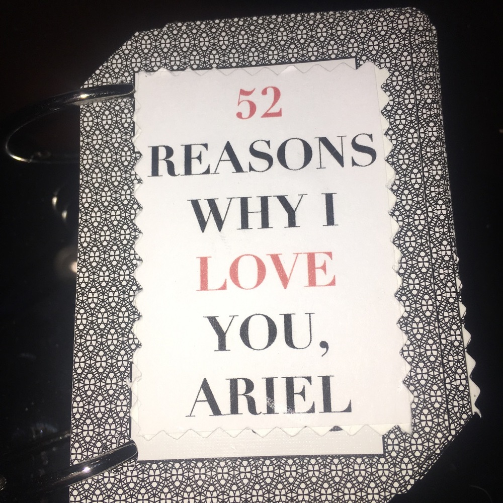 52 reasons why I love you gift for loved one