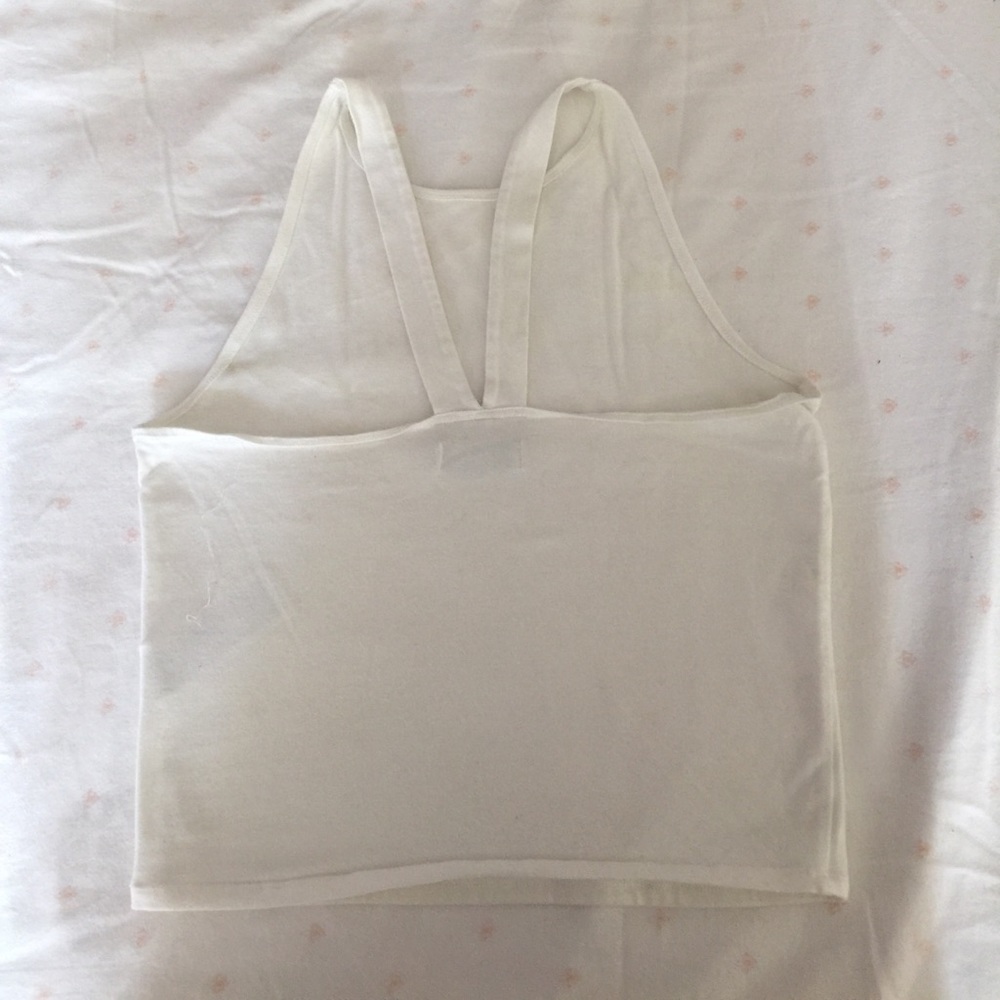 White crop top