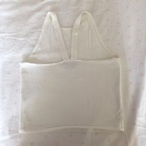 White crop top