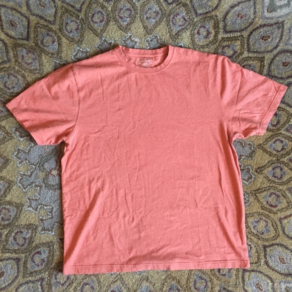 L.L. Bean Other - LL Bean Carefree Unshrinkable Tee, Heather Orange