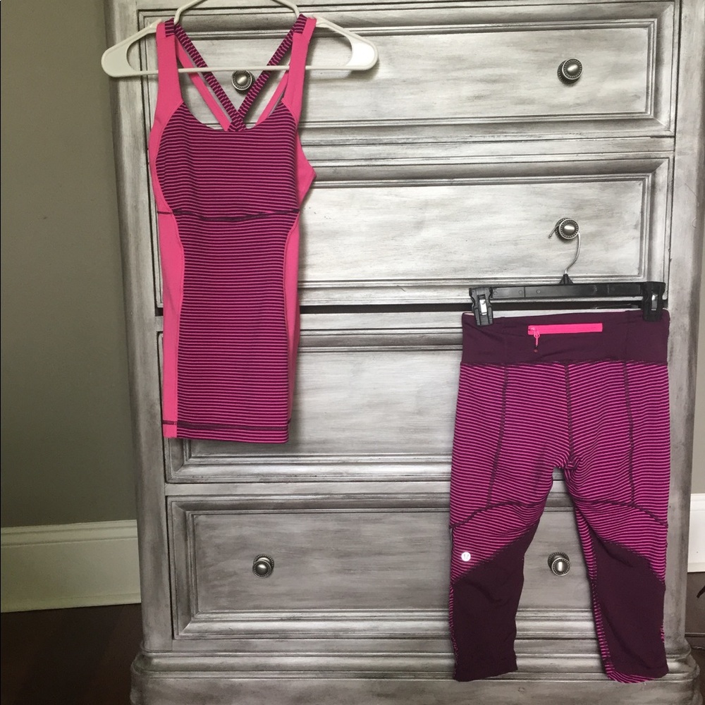 Lulu Lemon Workout 2 piece set