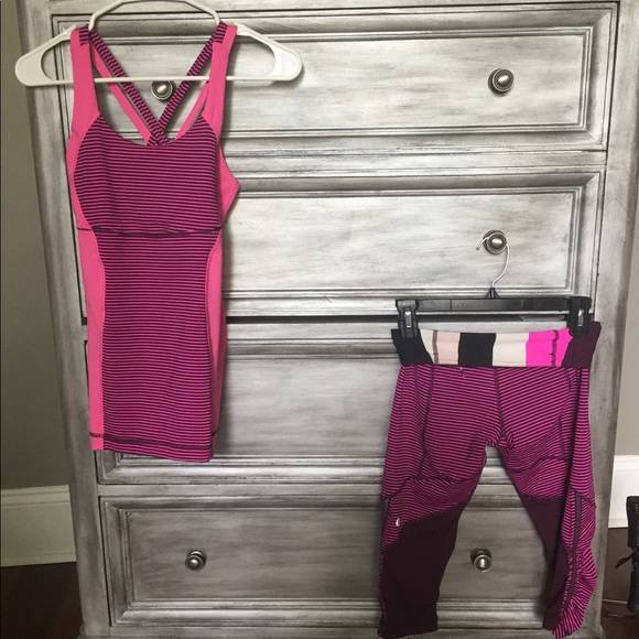 Lulu Lemon Workout 2 piece set - Picture 2 of 5