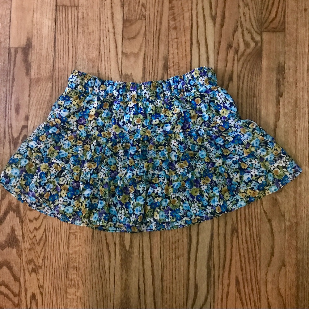 Floral Print Skirt