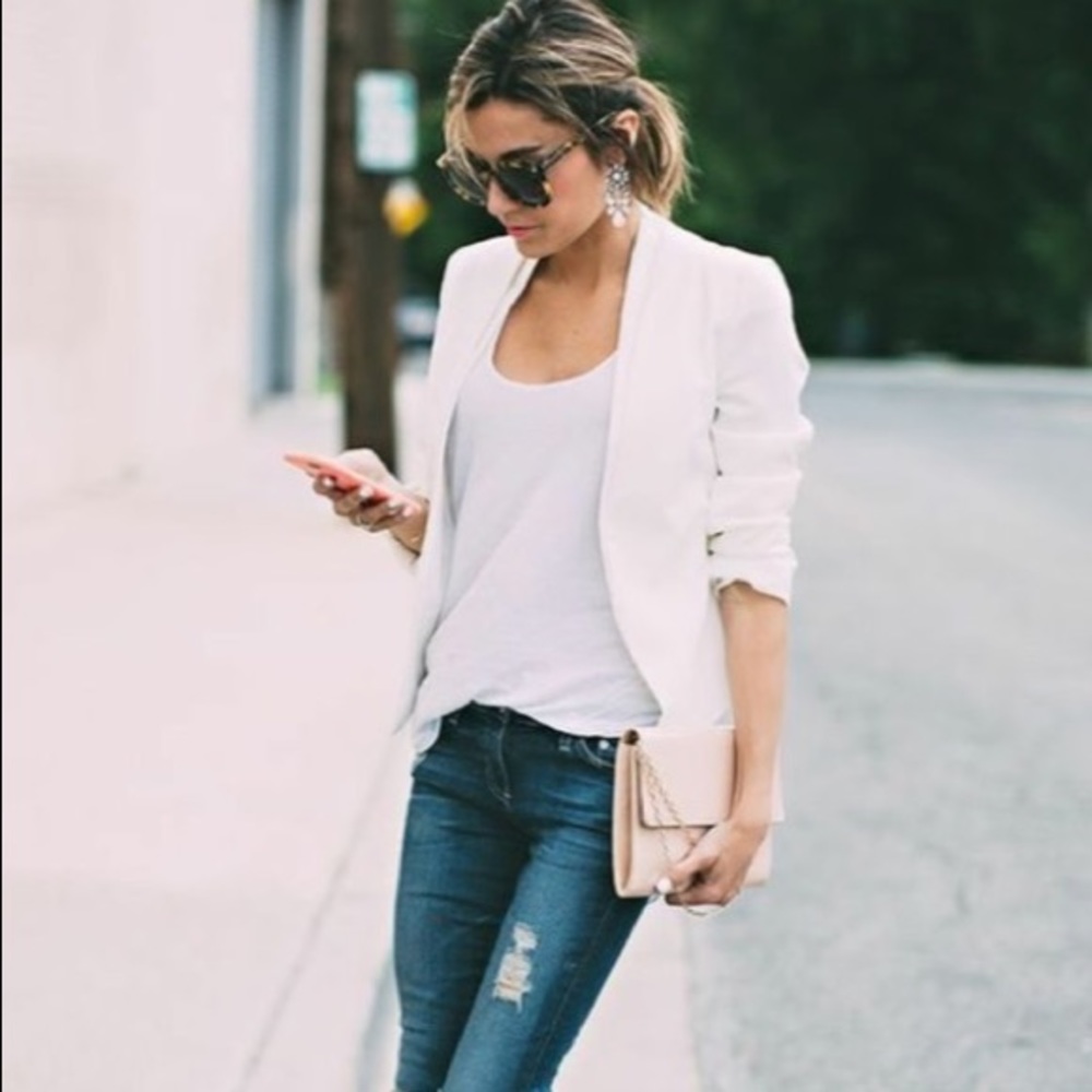 Brand new white blazer