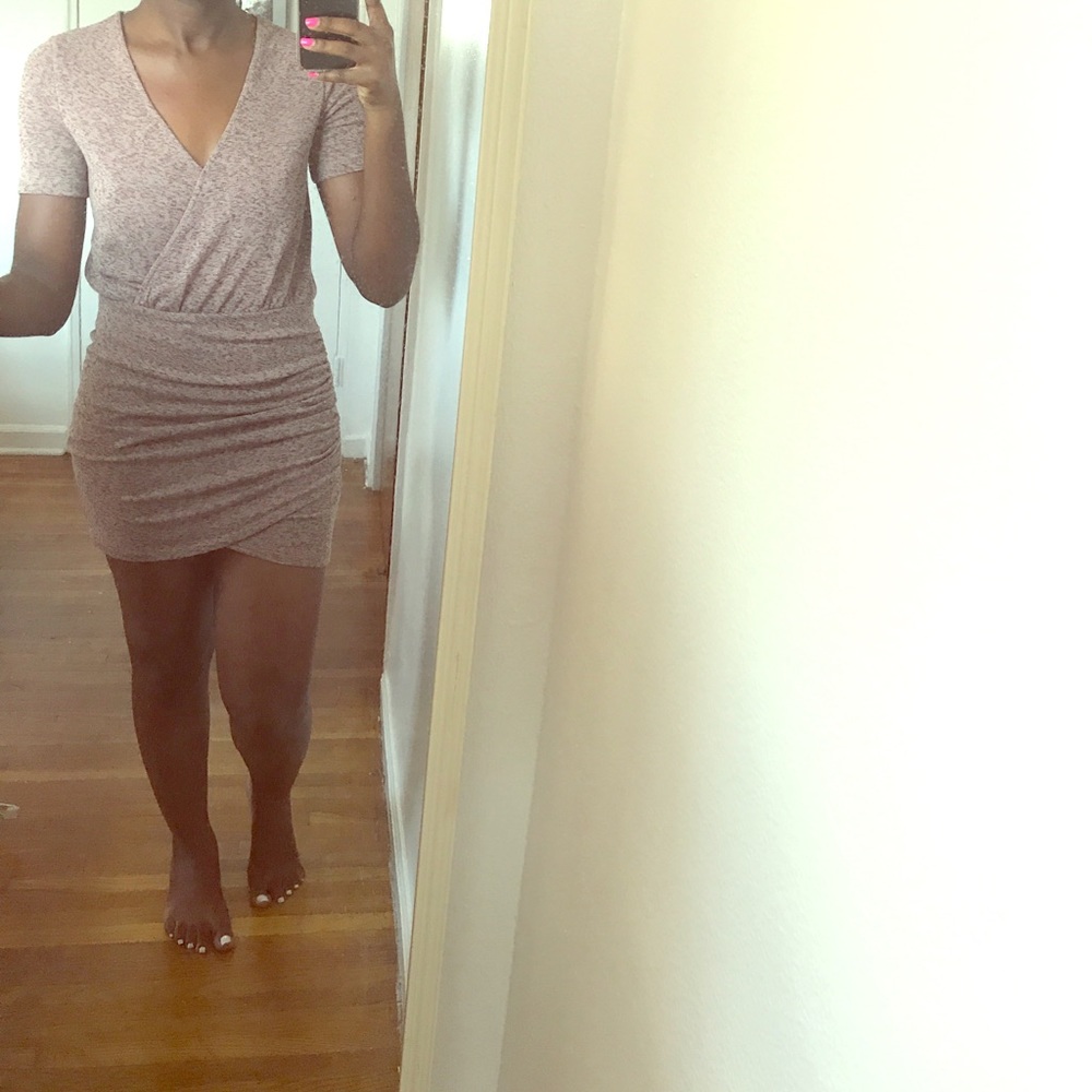 Zara body con "wrap" dress