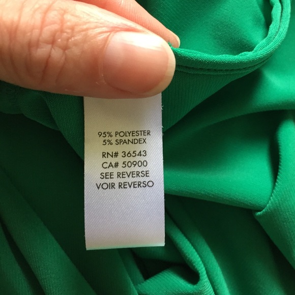 Calvin Klein Kelly Green Sleeveless Midi Dress Sm - Picture 5 of 8