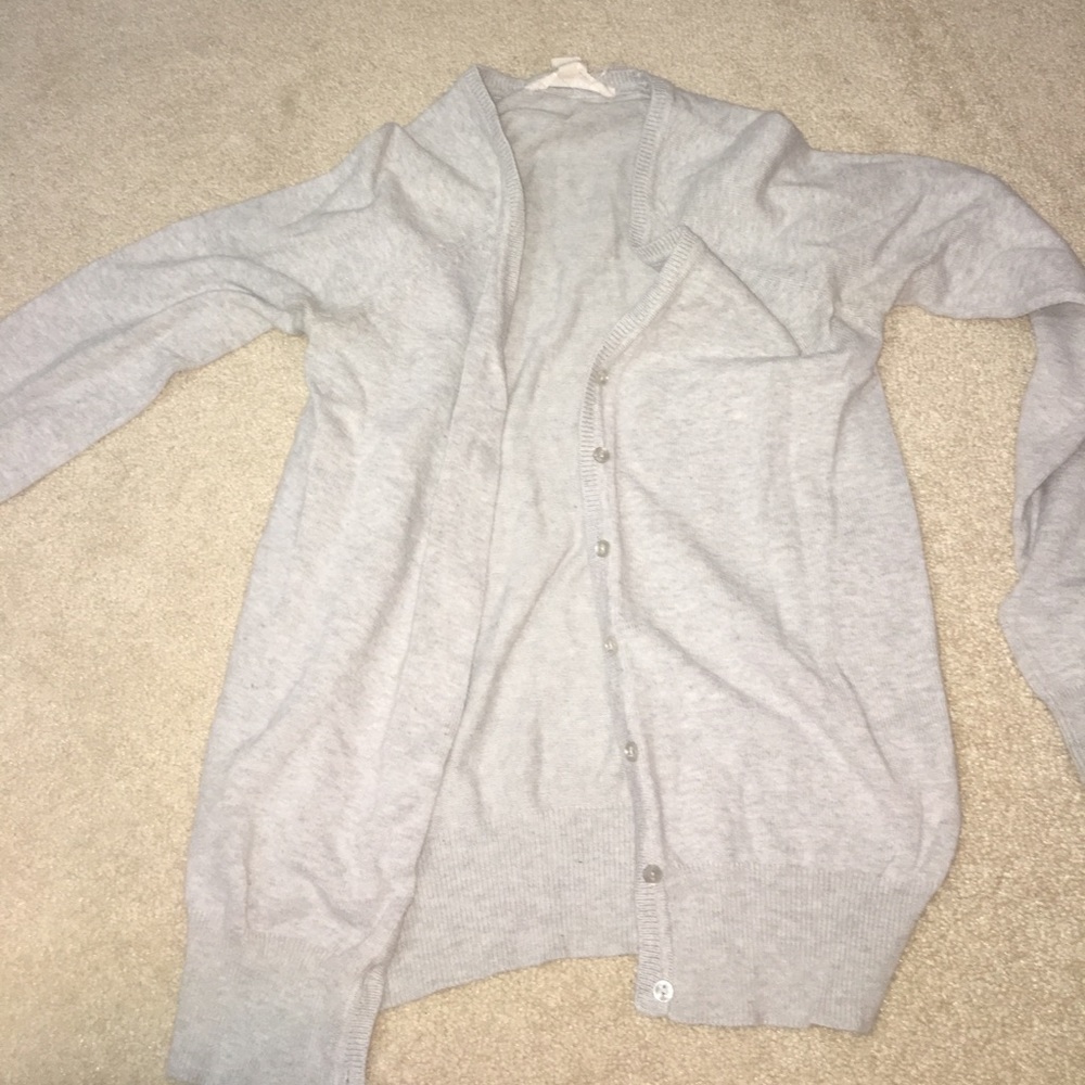 light gray cardigan from forever 21