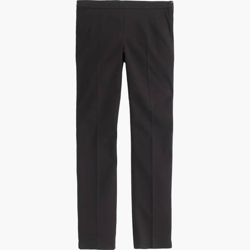 J. Crew Martie slim crop pant- BLACK