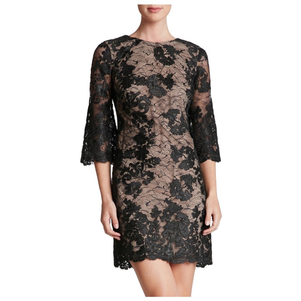 DRESS THE POPULATION Laced Dress