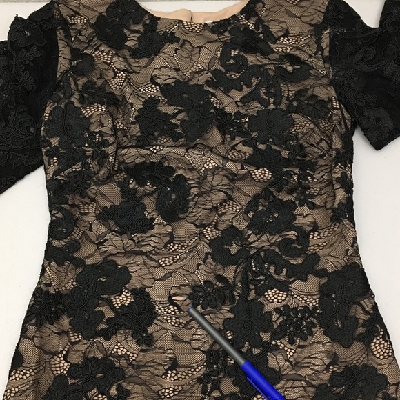 DRESS THE POPULATION Laced Dress - Picture 8 of 8