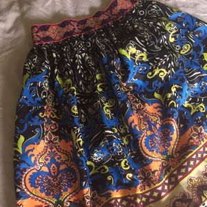 Colorful Midi Skirt
